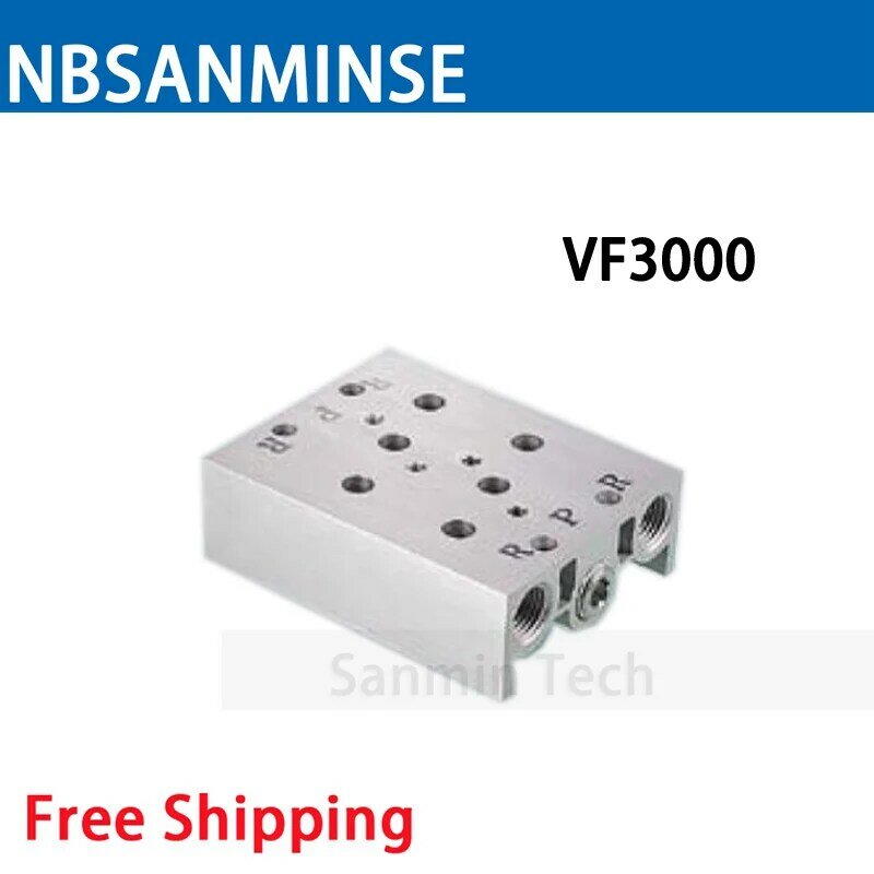 NBSANMINSE – électrovanne de collecteur VF3130 VF5120, plaque de Vavle série SMC, panneau de flux de haute qualité, livraison gratuite