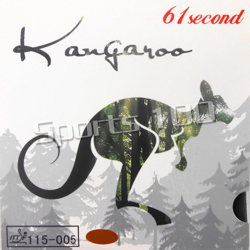 61second kangaroo Pips-in Table Tennis Rubber with white Sponge