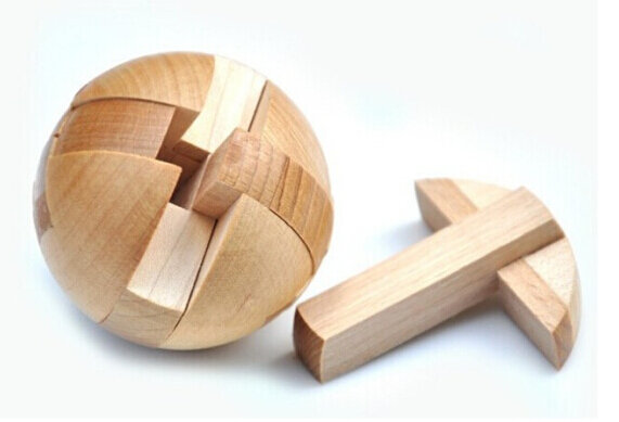Clássico Wooden Interlocking Burr Puzzles, quebra-cabeças, Mind Puzzle, brinquedos para adultos e crianças