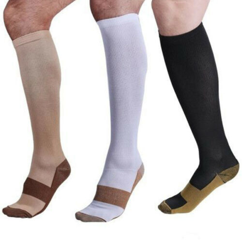 Copper Infused Compression Stockings 20-30mmHg Graduated Students Men's Women's S-XXL Welcome