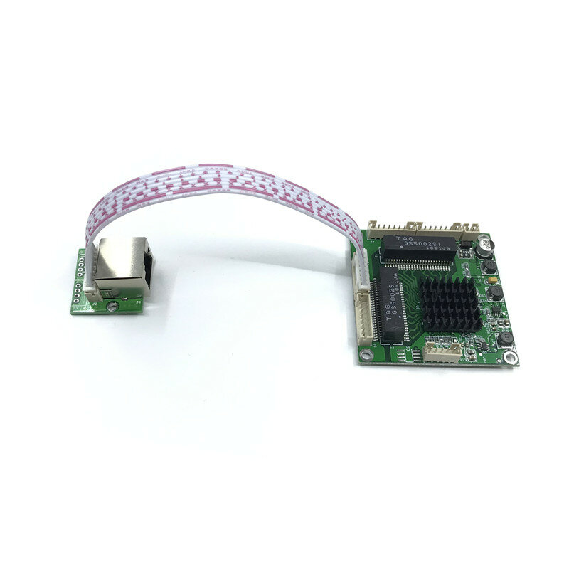 Mini interruptor Gigabit completo de Puerto 3/4/5 de grado Industrial para convertir, equipo de módulo de transferencia de 10/100/1000Mbps, módulo de interruptor de caja baja