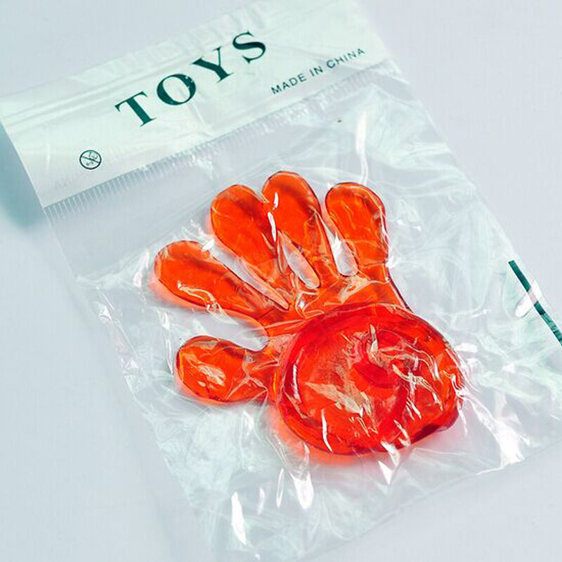10PCS Novidade Glitter Sticky Hands Gags Engraçado Adulto Gadget Prático Piadas Amante Amante Presentes Brinquedos Para Crianças Baby Kids
