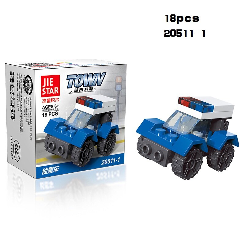 Mini Vervoer Tank Vliegtuig Auto Educatief Gemonteerd Modellen Bouwstenen Compatibel Kleine Bricks Speelgoed Voor Kinderen