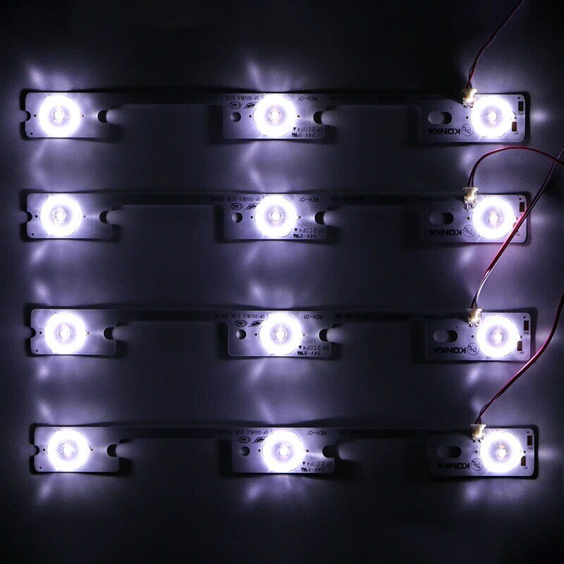 Lâmpada led para luz de fundo, 12 lâmpadas para konka 32f2300fx lcd, 32f2300ne, 35017948 novo