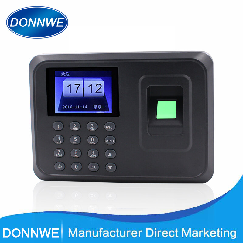 Hot Sale Donnwe F01 Biometrik Sidik Jari Waktu Kehadiran Clock & Akses Kontrol