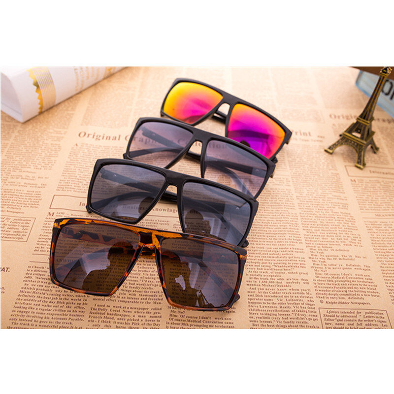 Gafas de sol cuadradas Steampunk para hombre y mujer, lentes de sol cuadradas con logotipo de Calavera, revestimiento negro, diseño de marca, Retro