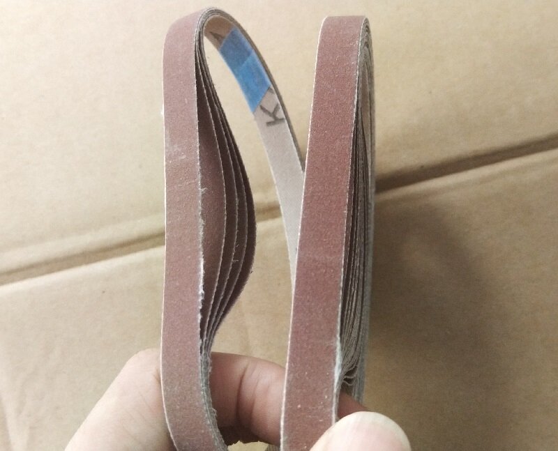 Novo pcs 330*10 25mm Correia de Lixa Abrasiva em moedor De cinto de Metal Para Lixadeira de cinta