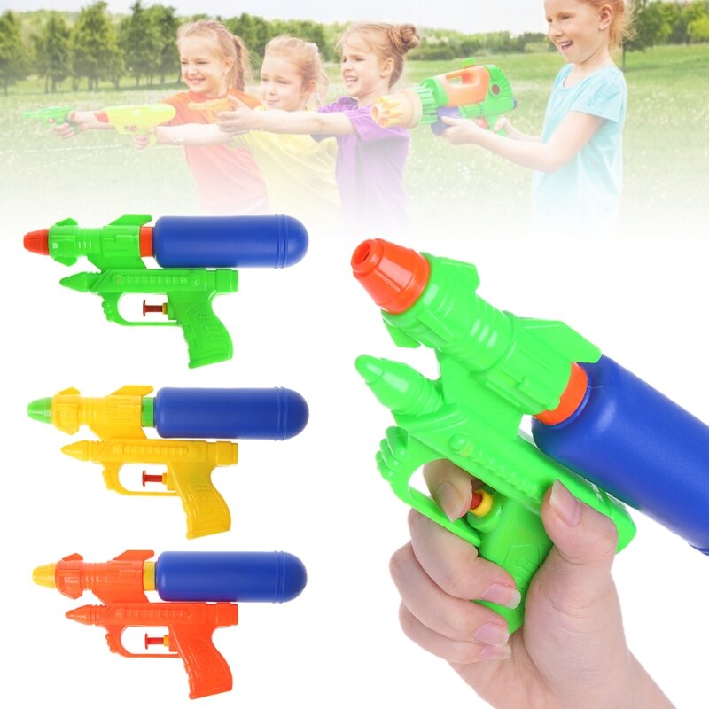 1PC Super Summer Holiday Blaster Crianças Criança Squirt Praia Brinquedos Pistola de água Pistola Bebês Banho Brinquedos Cor Aleatória