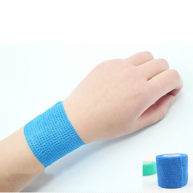 Bande élastique de protection musculaire, 4.5m x 5cm, bandage thérapeutique pour exercices physiques