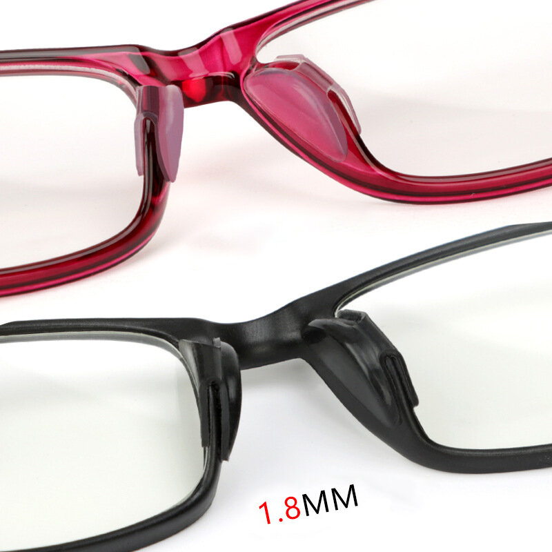 Berguna 2 pasang/lot bantalan hidung silikon antiselip lembut untuk kacamata kacamata kacamata hitam bantalan hidung aksesori kacamata baca