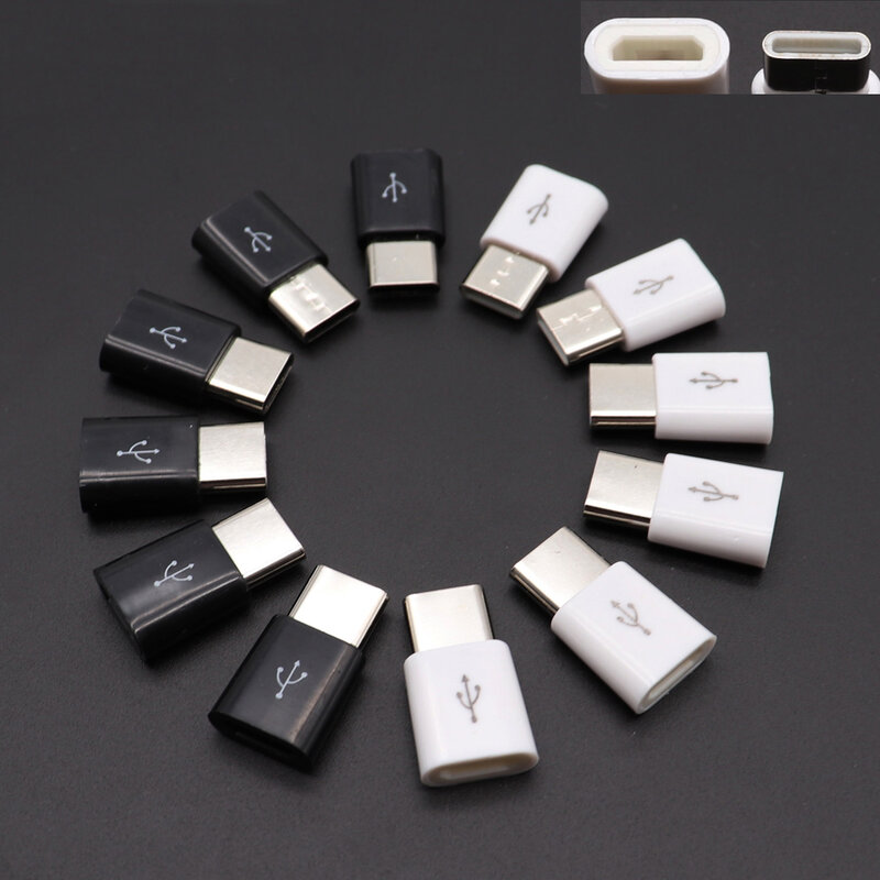 Adaptador Micro USB a tipo c para Xiaomi Mi 8, A2 Mix 3, Mi8 SE, Huawei P20, Honor 10, Pocophone F1, convertidor USB C