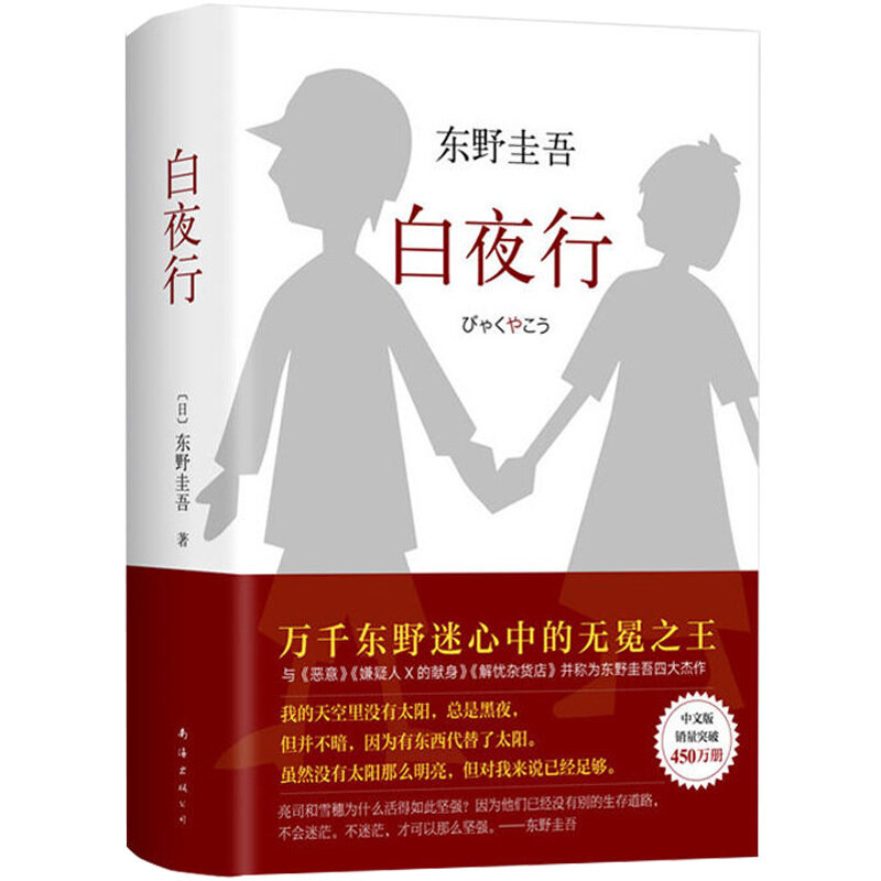 New Chinese Book Baiyexing Mystery novel Japanese suspense detective horror thriller mystery novel for adult