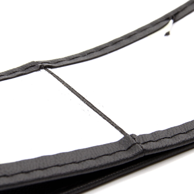 Venseco superfície lisa cobertura do volante para haval h6 macio super fibra fio auto ruly 38cm diy trança no volante