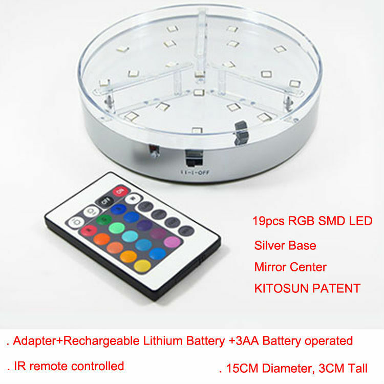 KITOSUN 3 AA батарея 6-дюймовые центральные части светодиодная осветительная база для украшения событий