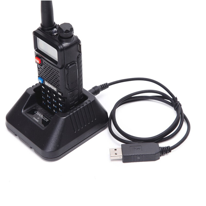 Cable USB para walkie-talkie, Cable de carga de aumento de voltaje de 5V a 9V para Baofeng UV-5R UV82, cargador de Radio bidireccional, Cable de carga USB