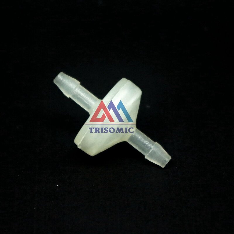 Válvula antirretorno PP de 3mm, válvula de retención tipo resorte, fluororubber para aceite, ozono, Agua (para beber), 12 unidades