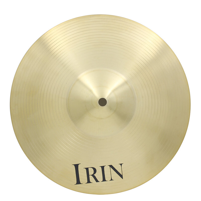 IRIN Brass Drum Cymbals Set, instrumentos de percussão para bateria, Hi-Hat, Crash, liga, Crash, 12 ", 14", 16"