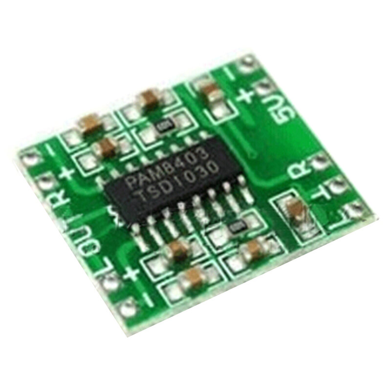 Miniature Digital Power Amplifier Board 2*3 W Class D PAM8403 2.5 ~ 5 V USB Power Supply