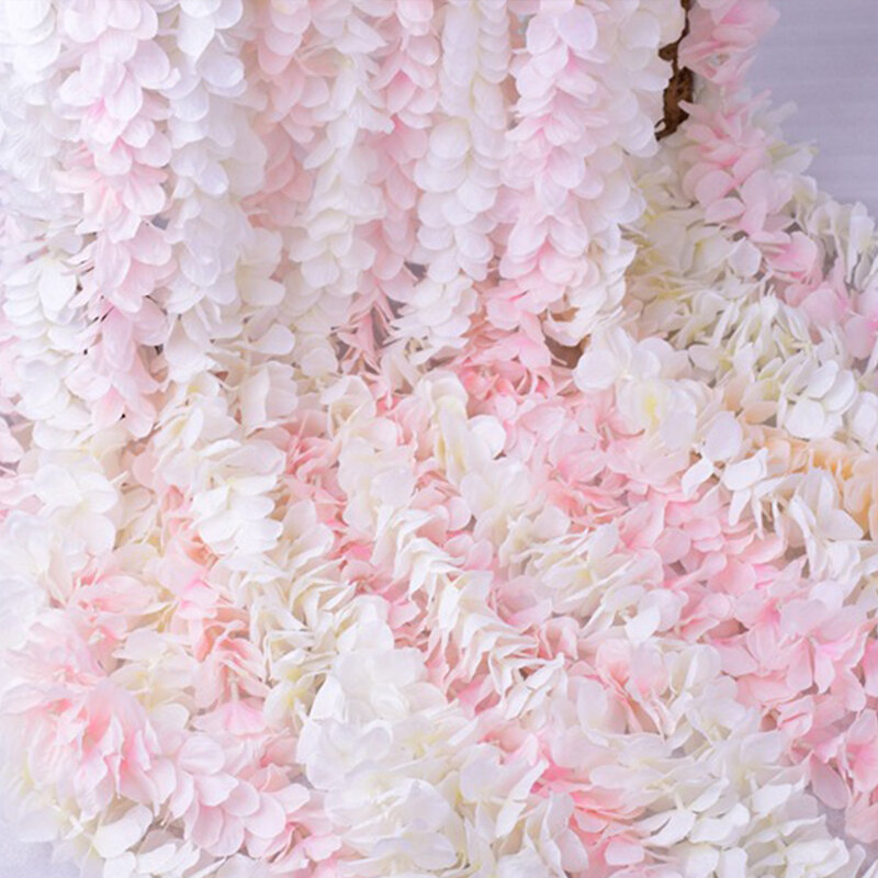 100CM fiori di ciliegio artificiale vite fiori di seta Sakura per la festa matrimonio soffitto decor ghirlanda finta arco edera decorazioni per feste fai da te