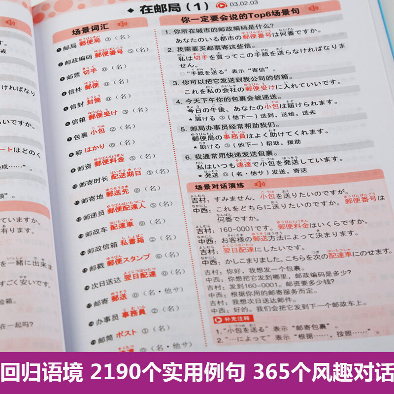 Nowe 15000 japońskie słowa japońskie słownictwo wejściowe nauka podróż japońska słownictwo książka dla początkujących