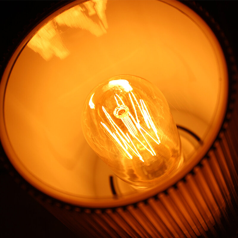 Bulbo do vintage de Edison, lâmpada retro, ampola do filamento, antiguidade, vintage, ST64, A19, T45, T10, G80, G95, 40W, 220V, E27