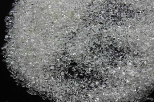 Microplaqueta de quartzo de pedra esmagada mineral de cristal branco natural