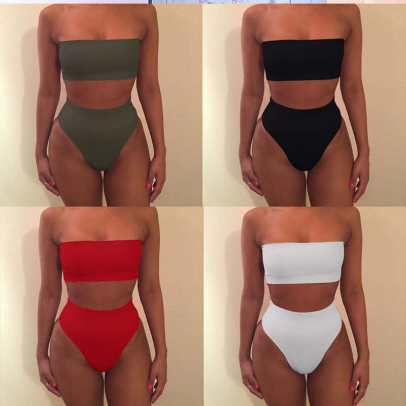 MSSNNG Nova Verão Mulheres Set Bikini Sexy Push-up Bra Unpadded Triângulo Swimsuit Swimwear Banhista Suit Terno de Natação biquini