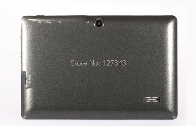 Tableta PC capacitiva q88 A33, con cámara Dual, cuatro núcleos, Bluetooth, Android 4.4.2, 512M/8GB, 9 colores, Envío Gratis por DHL, 10 Uds./lote