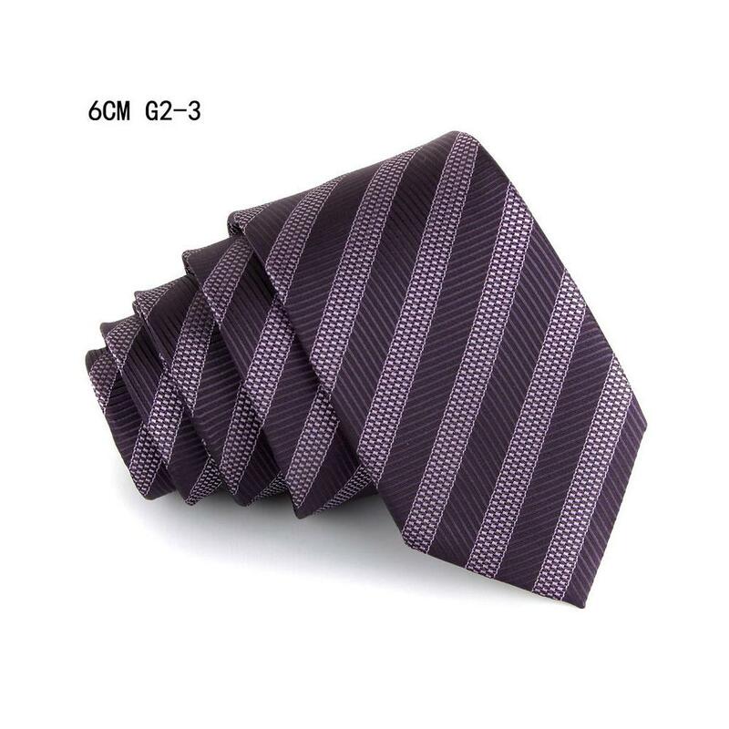 HOOYI 2019 A Righe Slim Collo Cravatta per gli uomini di Moda Dot cravatta