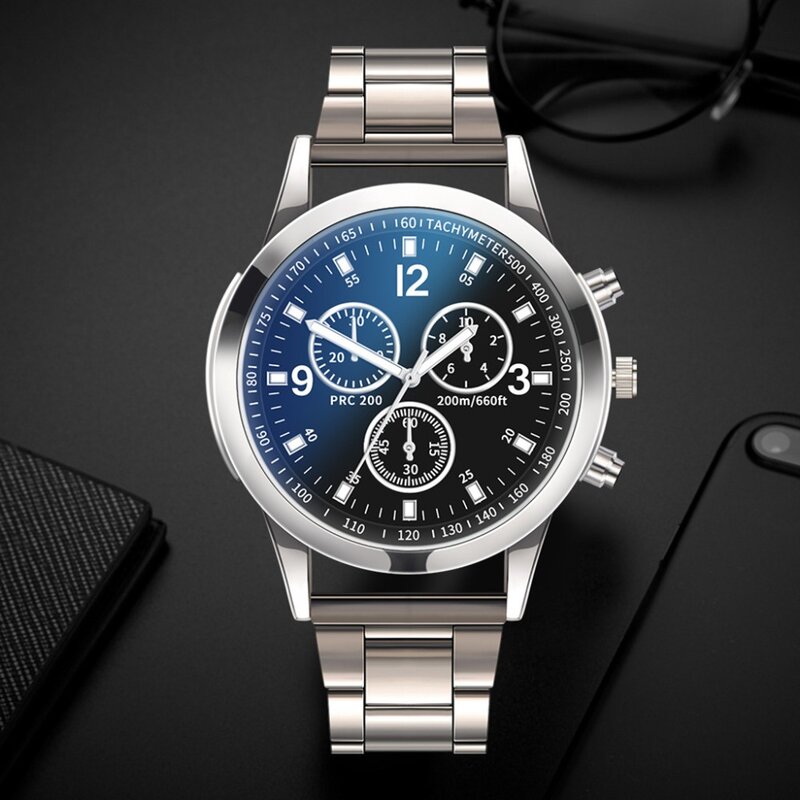 Unisex Unique Military Clock Top Brand New Fashion Quartz Watch Men Stainless Steel Man WristWatches relogio masculino