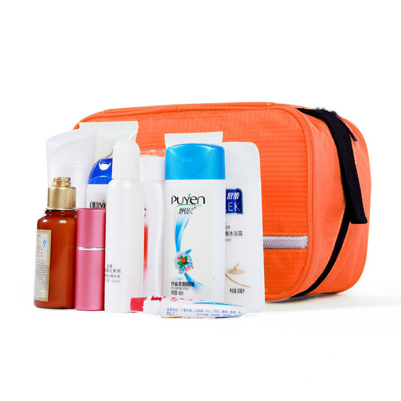 Nuova borsa da toilette appesa da viaggio Kit Organizer per il lavaggio degli articoli da toeletta per uomo donna cosmetici Make Up robuste borse da doccia con gancio appeso