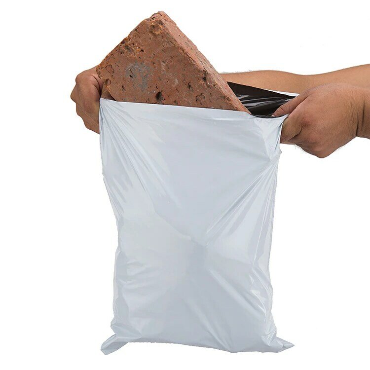 (10 pezzi/lottp) 17x30cm bianco corriere borse corriere busta spedizione Bag Mail Bag