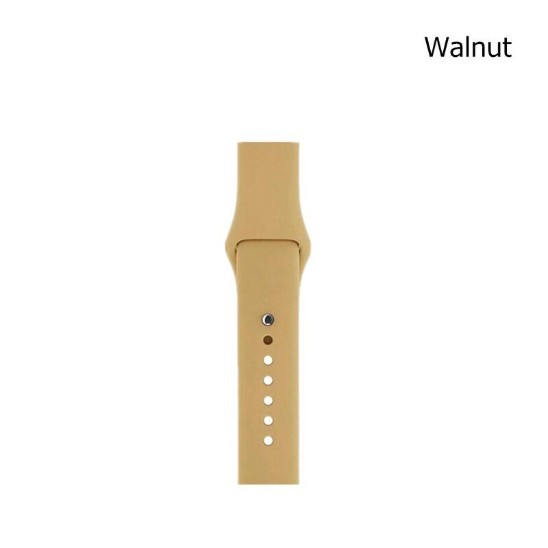 Clássico esporte pulseira de silicone para apple assistir série 5 4 3 2 macio substituição pulseira para iwatch 38 42mm banda 40 44mm pulseira