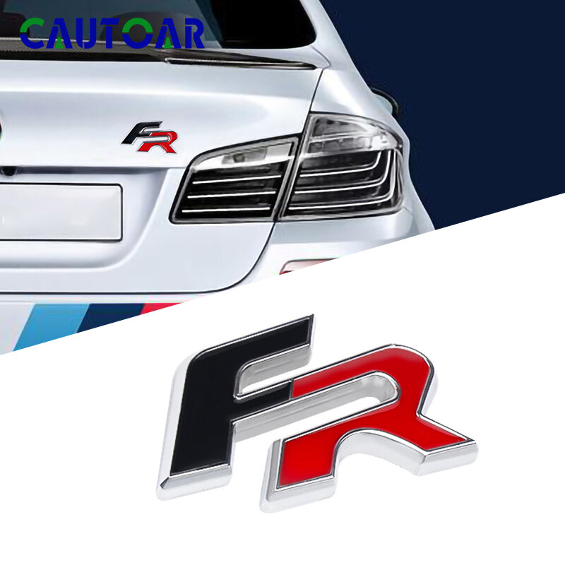 3D металлический FR Автомобильный задний багажник, эмблема, наклейка, Накладка для сиденья Ibiza Altea Leon, автомобильные наклейки и наклейки, авто ...