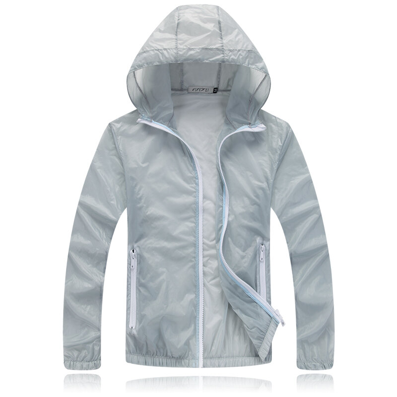 Ropa de protección solar Unisex, chaqueta fina informal de manga larga, abrigo, 5 colores, M-3XL, primavera y verano