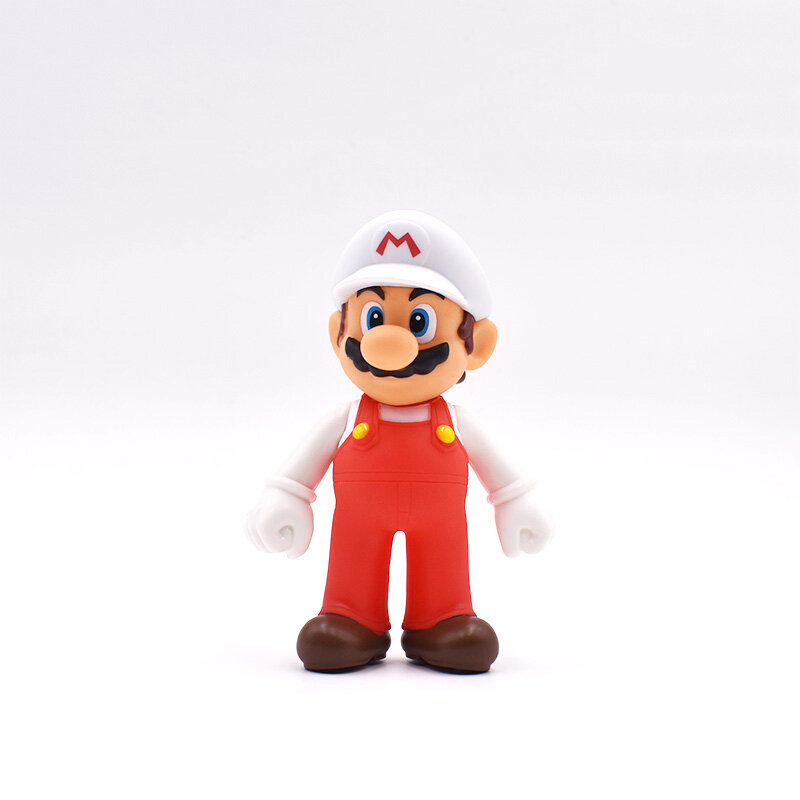 13cm 3 unids/set Super Mario Bros Luigi Mario Yoshi PVC figuras de acción juguetes envío gratis