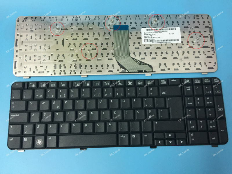 Baru PO Bahasa Portuges Teclado Keyboard untuk HP Compaq CQ61-220so CQ61-402eo CQ61-407eo CQ61-409so Laptop Hitam