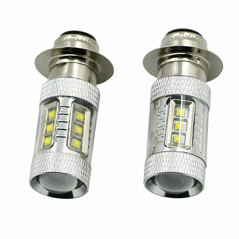 2 ampoules de phares LED SUPER blanches de 80 watts, pour Yamaha WARRIOR BANSHEE 350 RAPTOR 350 700 GRIZZLY 660 400 450 350 125