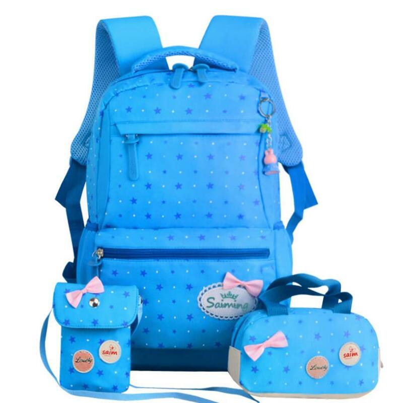 Impression d'étoiles sacs d'école pour enfants pour filles adolescents sacs à dos enfants orthopédie sacs d'école sac à dos mochila infantil