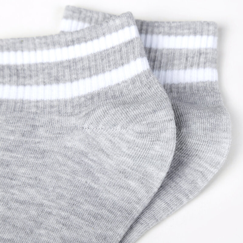 Chaussettes paires/lot coton pour hommes, chaussettes courtes, respirantes, confortables, bateau, invisibles, coupe basse, quatre saisons, 5