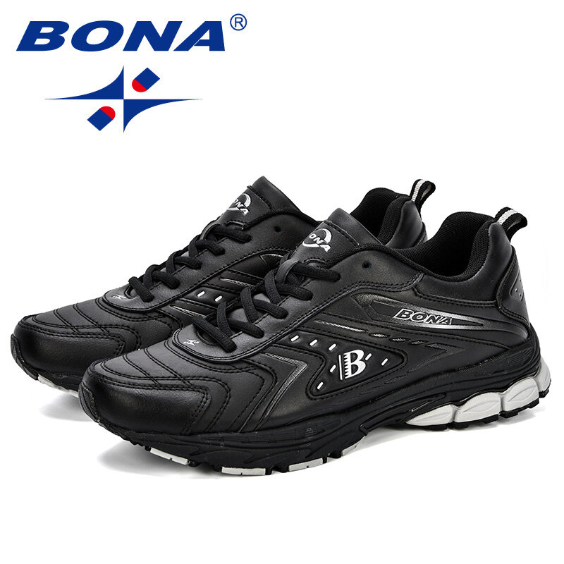 BONA รองเท้าชายรองเท้าลำลองผู้ชายรองเท้าผู้ชายรองเท้าผ้าใบรองเท้าสบาย Breathable กลางแจ้งรองเท้าสไตล์อินเทรนด์