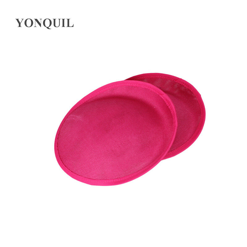 Pink oder 15 Farben 20cm Fascinator Basen Nachahmung Sinamay Derby Fascinator Hüte Basis Frauen Hochzeits feier Kopf bedeckung