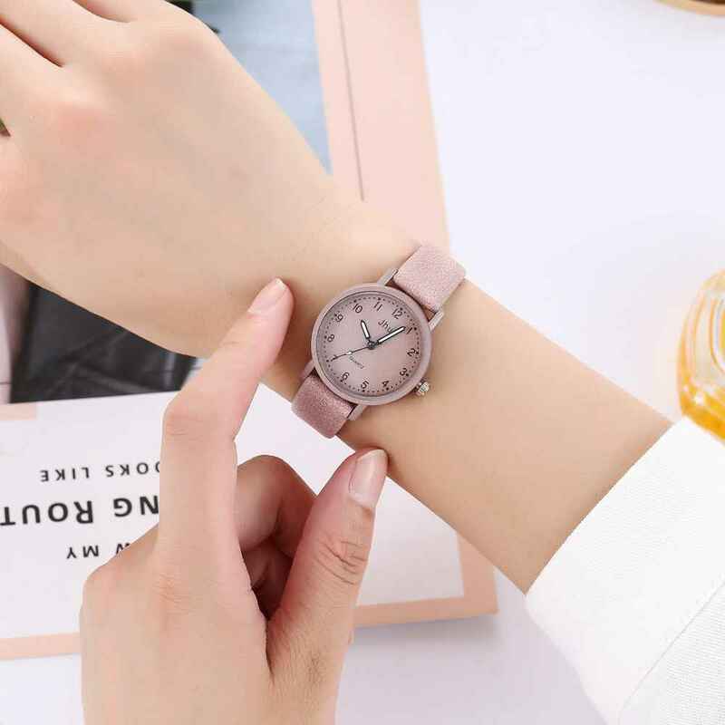 Montres femmes de marque Montre-bracelet en cuir de mode femmes montres de luxe dames Montre horloge Mujer Bayan Kol Saati Montre Feminino