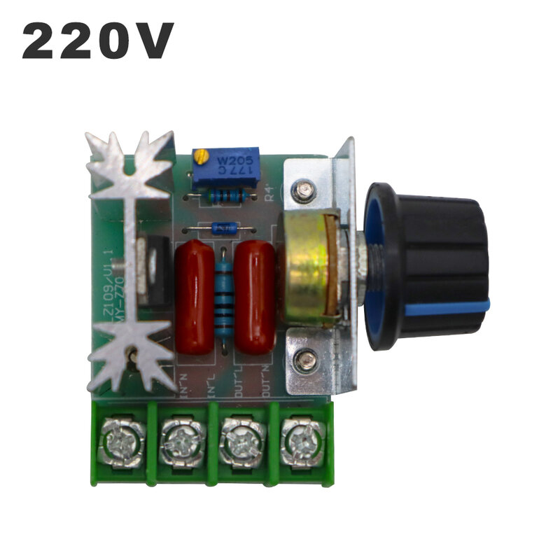 Regulador de voltaje SCR controlado por silicona, regulador de 220V, 2000W, Control de velocidad del Motor, tiristor, termostato electrónico de temperatura