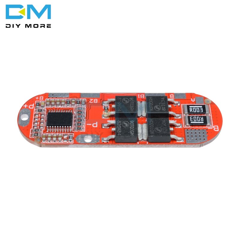 Módulo da placa da proteção da bateria do lítio, circuito do PWB, carregamento, BMS, polímero, pilha de Lipo, PWB, 25A, 3S, 12.6V, 4S, 16.8V, 5S, 21V, 18650