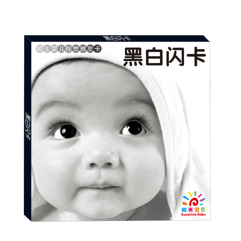 Cartão para treinamento visual de bebês, 2 livros, conjunto, preto e branco/colorido, cartão para crianças, educação pré-escolar, frete grátis