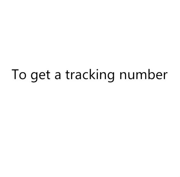 get tracking number use,overweight or resend