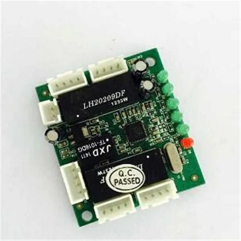 OEM mini modul design ethernet switch circuit board für ethernet schalter modul 10/100 mbps 5/8 port PCBA bord OEM Motherboard