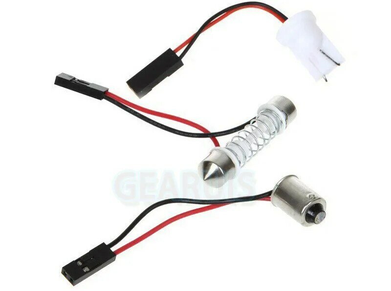 Car T10 ba9s t4w festoon to pink connector wire cables 1156 BA15S Adapter to pin Dome light Socket Harness Plugs Pin adapter
