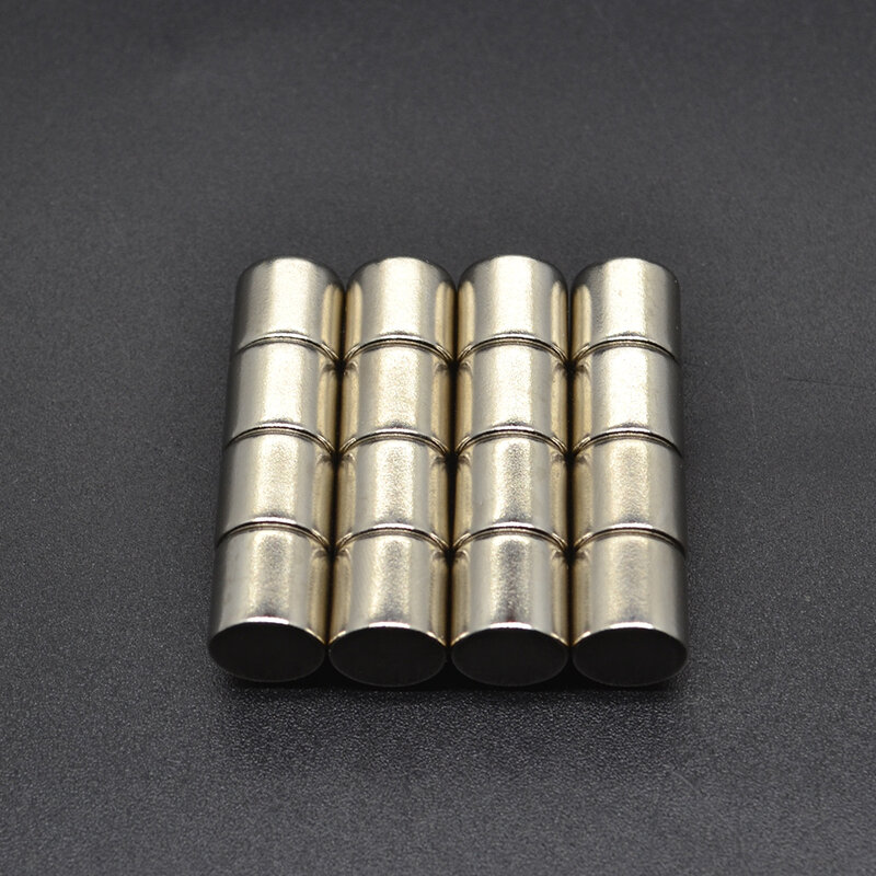 30/50/100pcs 10x10 mm neodymium magnet 10mm*10mm neodymium magnets 10*10mm NdFeB permanent round strong rare earth magnets